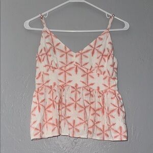 LOFT Pink Peplum Camisole Top 120